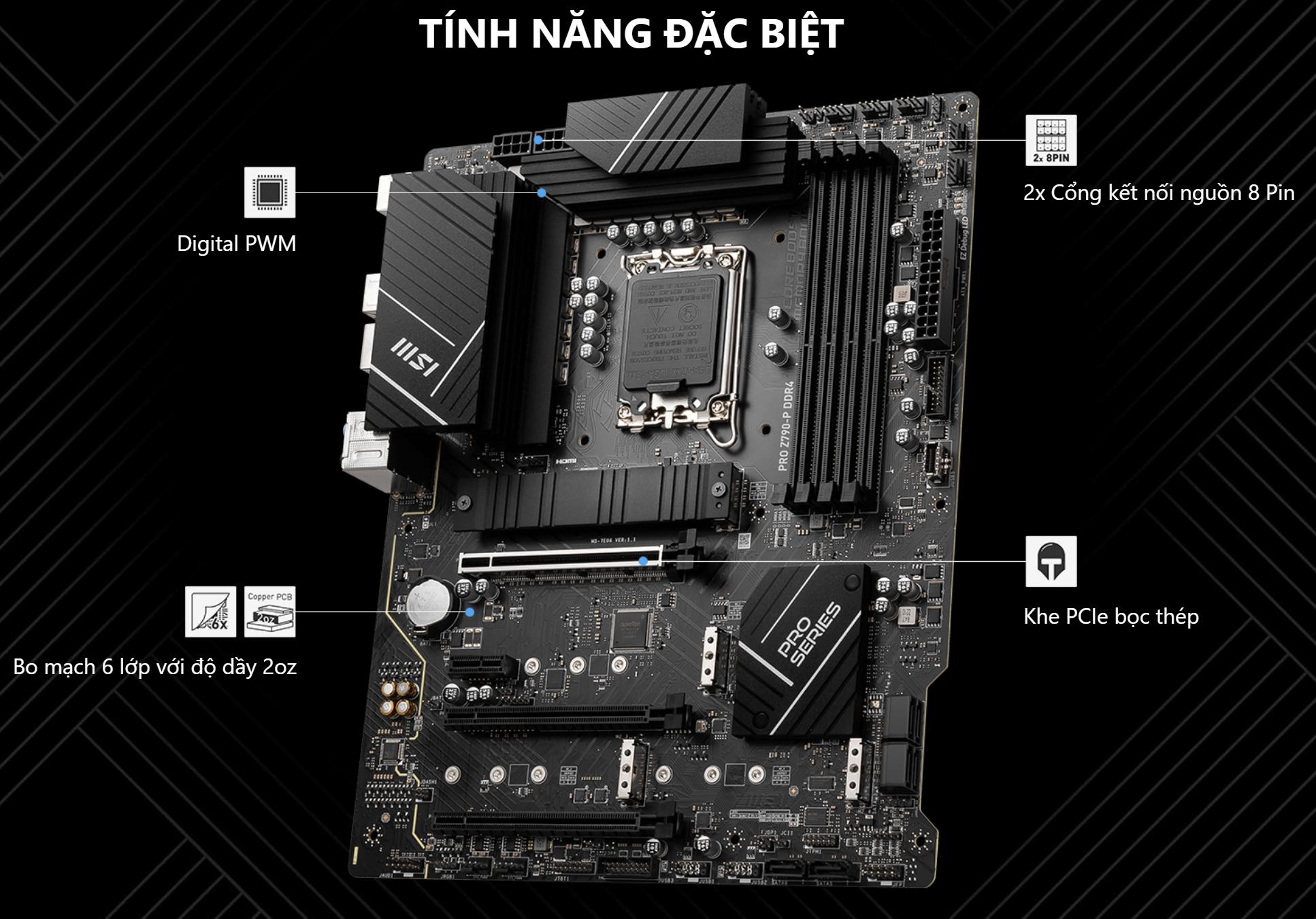 Mainboard MSI Pro Z790-P DDR4