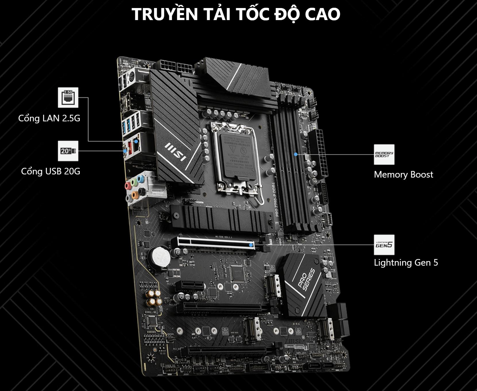 Mainboard MSI Pro Z790-P DDR4