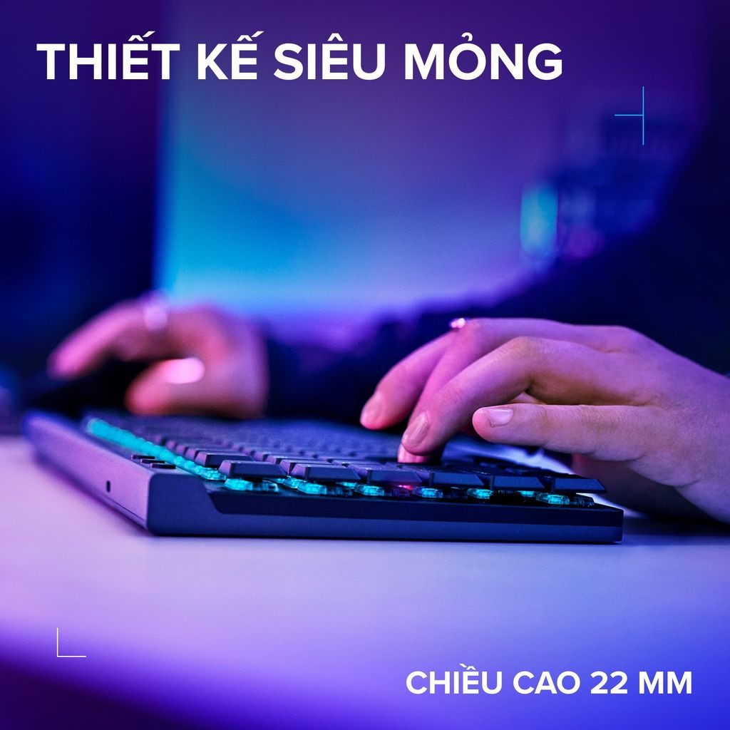 Bàn Phím Gaming Không Dây Logitech G515 Lightspeed RGB Low Profile