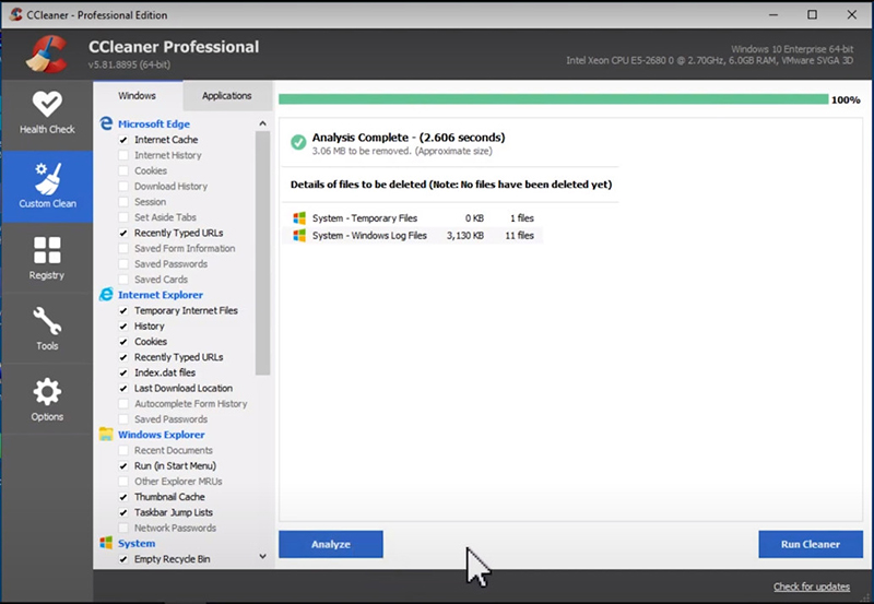 Phần mềm CCleaner