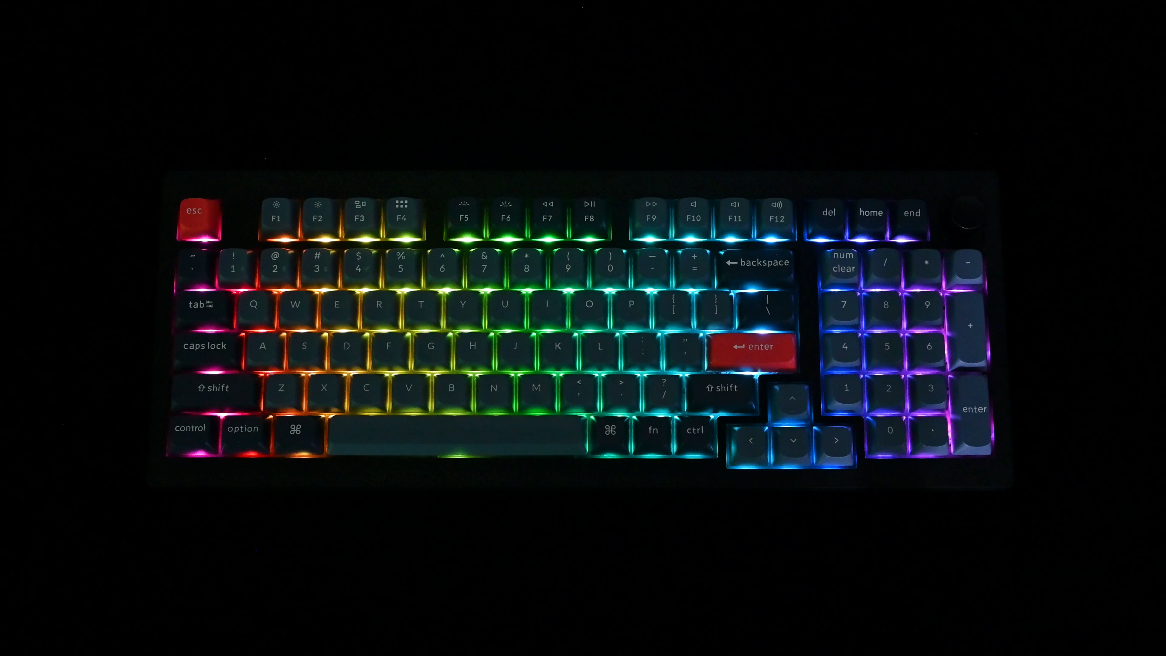 Bàn phím cơ không dây Keychron V5 Max RGB Hotswap Wireless (Gateron Sw)