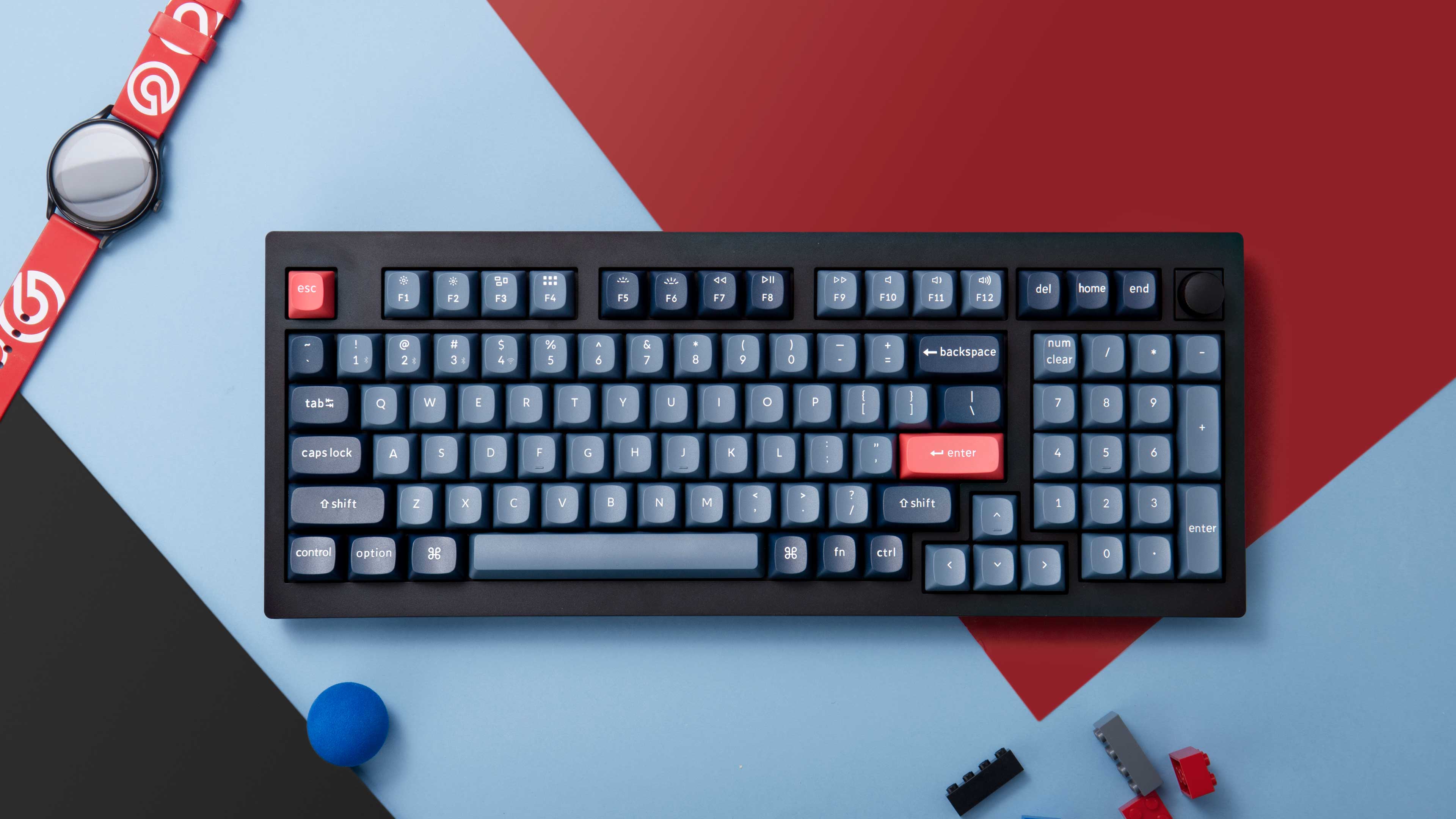 Bàn phím cơ không dây Keychron V5 Max RGB Hotswap Wireless (Gateron Sw)