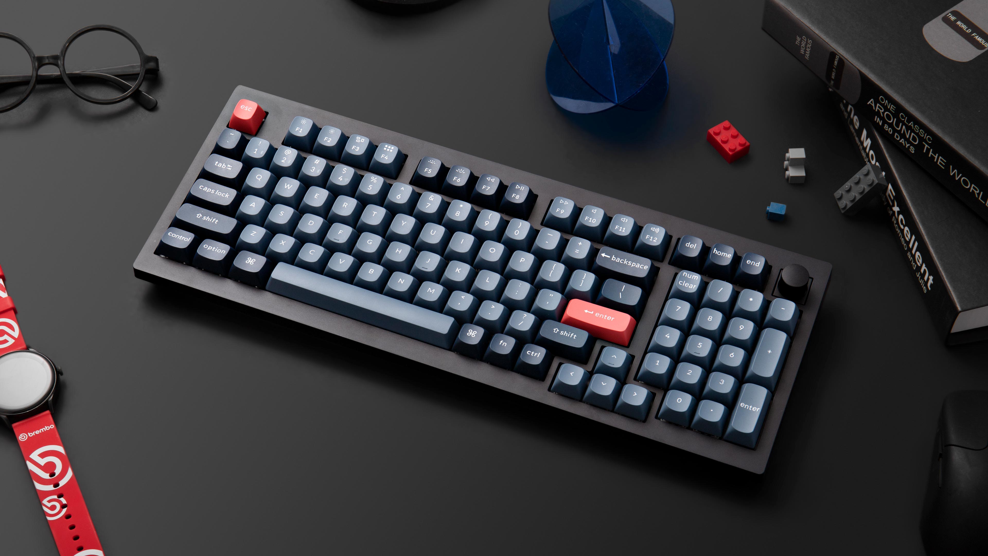 Bàn phím cơ không dây Keychron V5 Max RGB Hotswap Wireless (Gateron Sw)