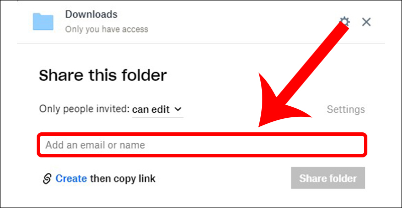 Nhập địa chỉ người nhận