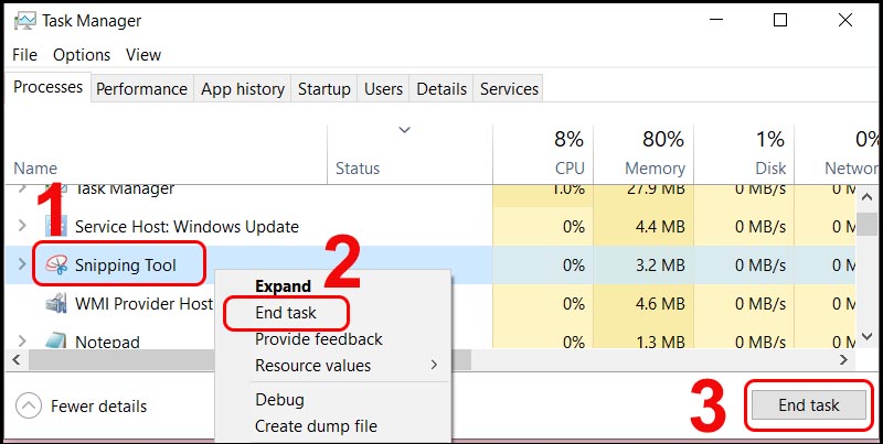 Tắt ứng dụng chạy ngầm không cần thiết trong Task Manager
