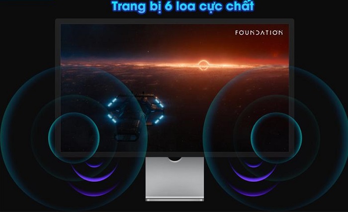 Âm thanh vượt trội với hệ thống 6 loa