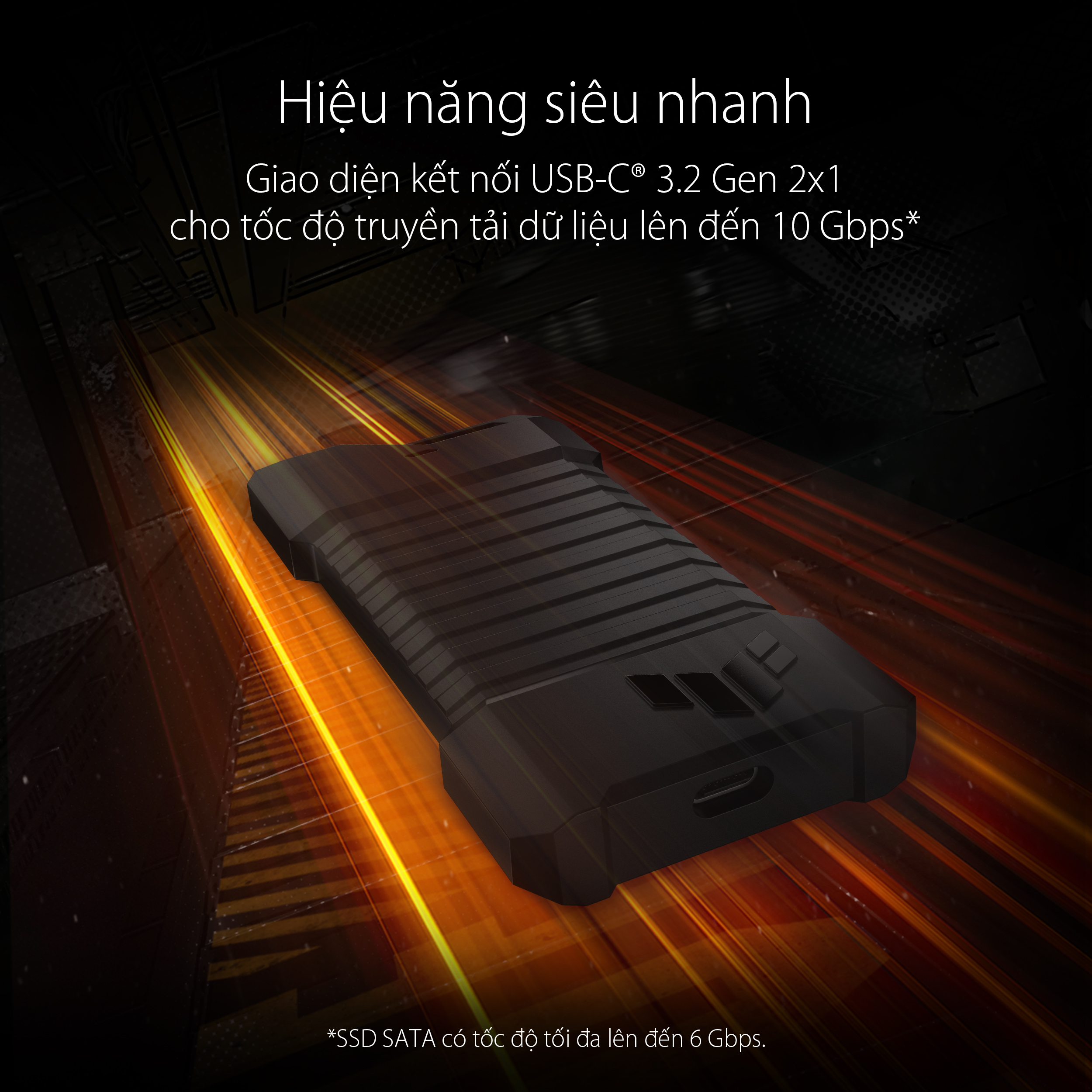 Box ổ cứng kèm SSD 1TB Asus TUF Gaming AS1000 