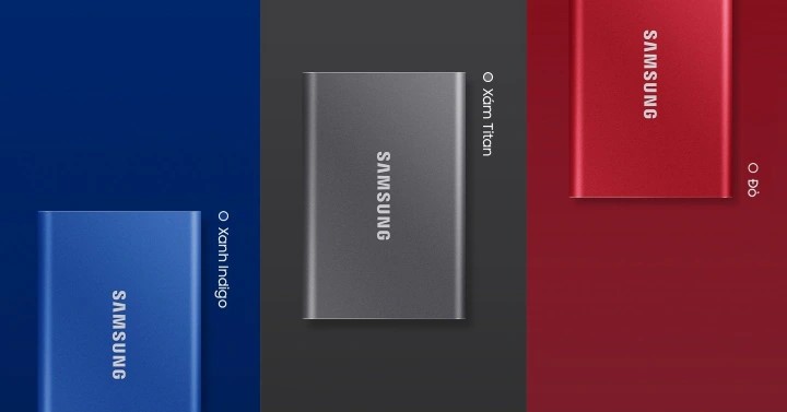 Ổ Cứng Di Động SSD Samsung T7 SHIELD USB 3.2 Gen2 1TB