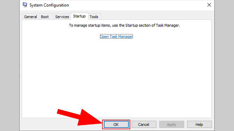 Khởi động vào Clean Boot