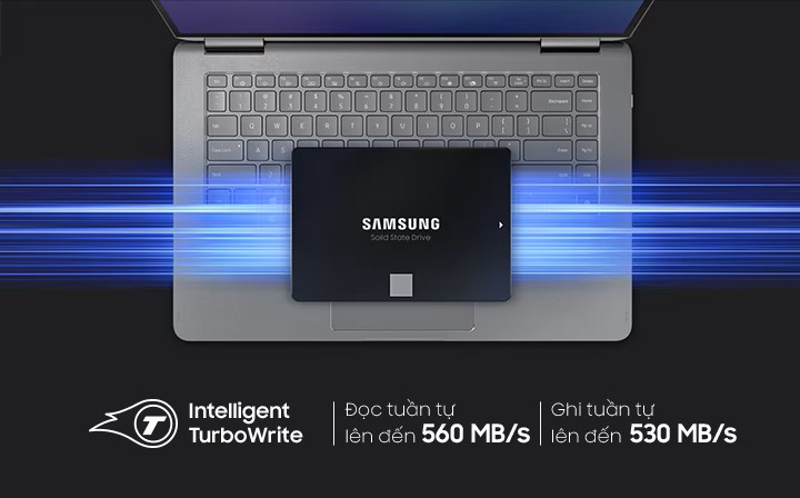 Ổ cứng SSD Samsung 870 Evo 1TB SATA III 2.5" (MZ-77E1T0BW)