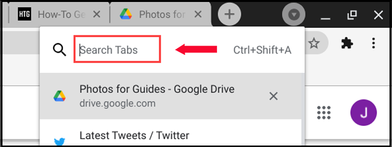 Công cụ Tab Search