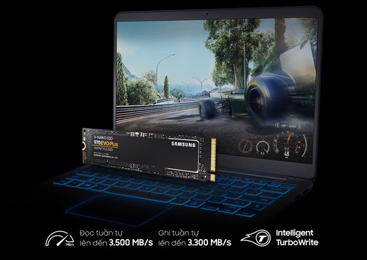 Ổ cứng SSD Samsung 970 EVO Plus 500GB V-NAND PCIe Gen 3.0 x 4, NVMe 1.3 (MZ-V7S500BW)