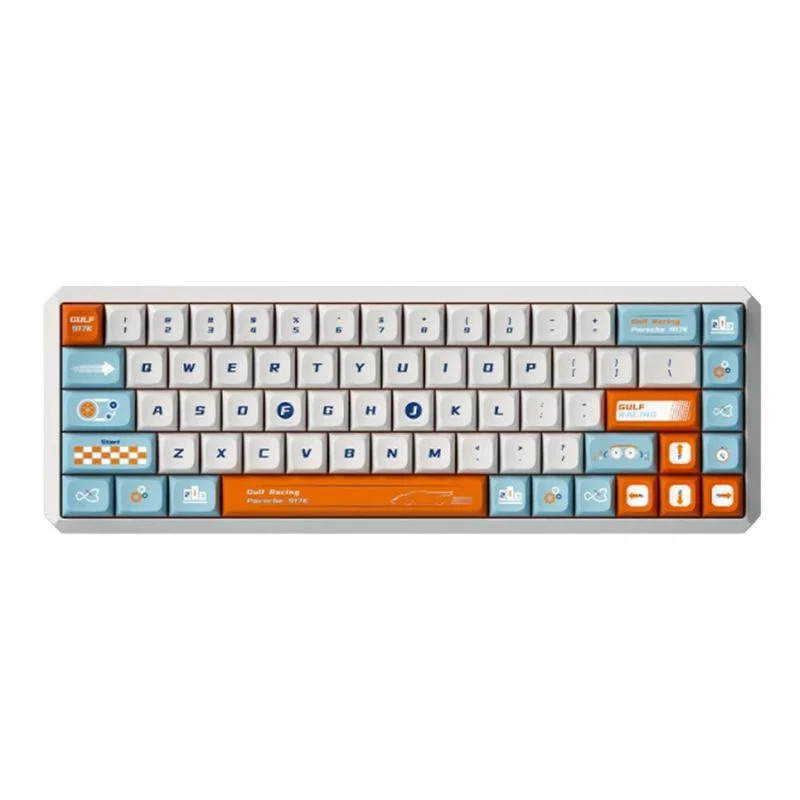 Bàn phím cơ Darmoshark K5 Gulf Racing được thiết kế năng động, trẻ trung