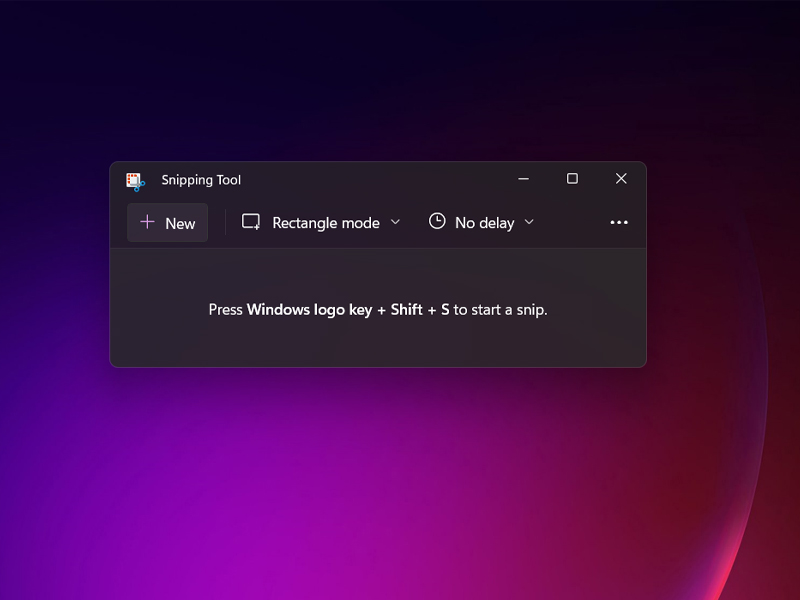 Snipping tool trên Windows 11