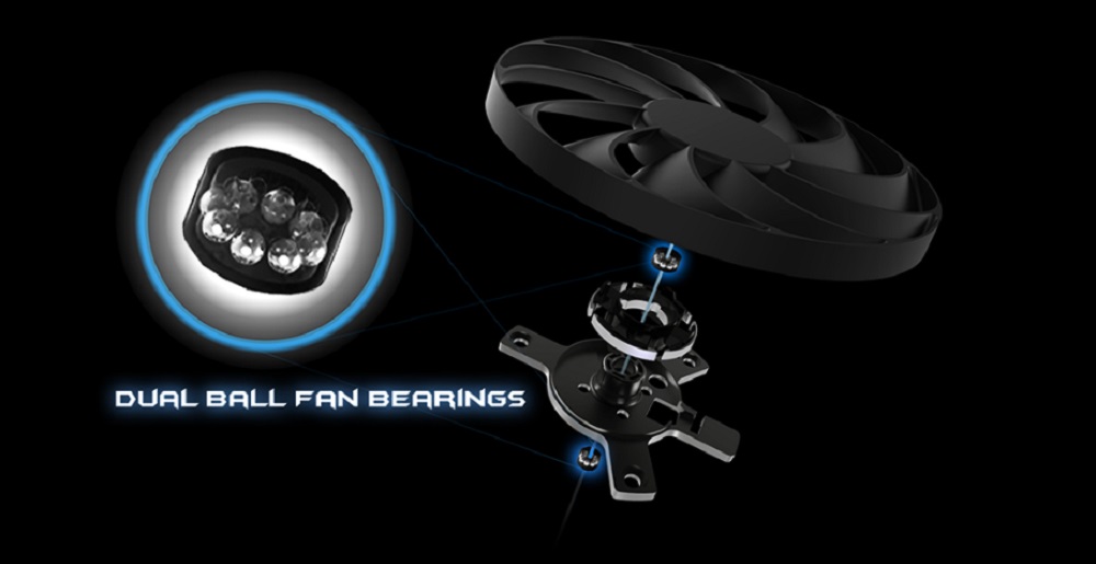 Asus DuRTX 4070 1al 2GB GDDR6X được trang bị vòng bi quạt kép