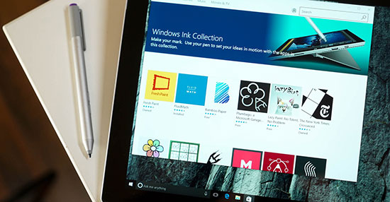 Ứng dụng hỗ trợ của Windows Ink