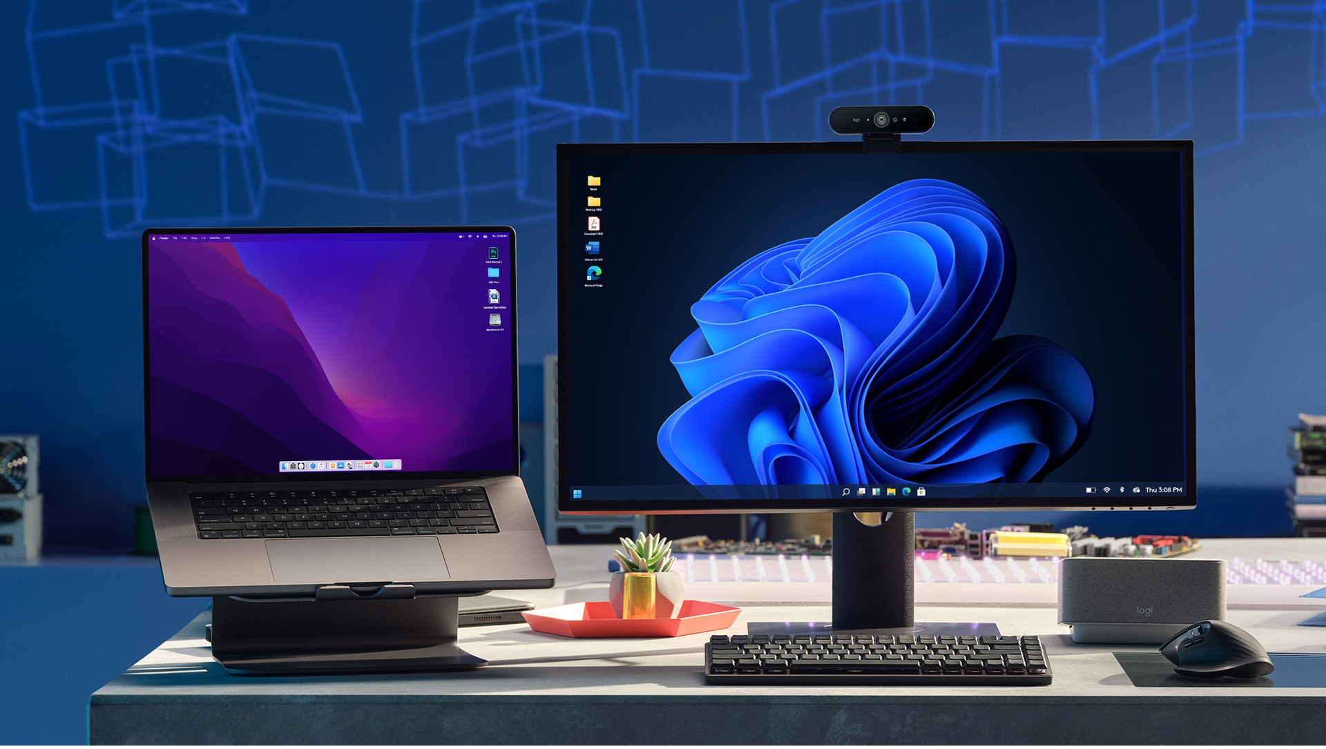 Bàn phím cơ không dây Logitech MX Keys Mechanical Mini Wireless Bluetooth 