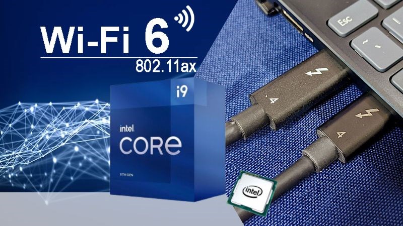 WiFi 6 và Thunderbolt 4 giúp kết nối nhanh chống tiện lợi