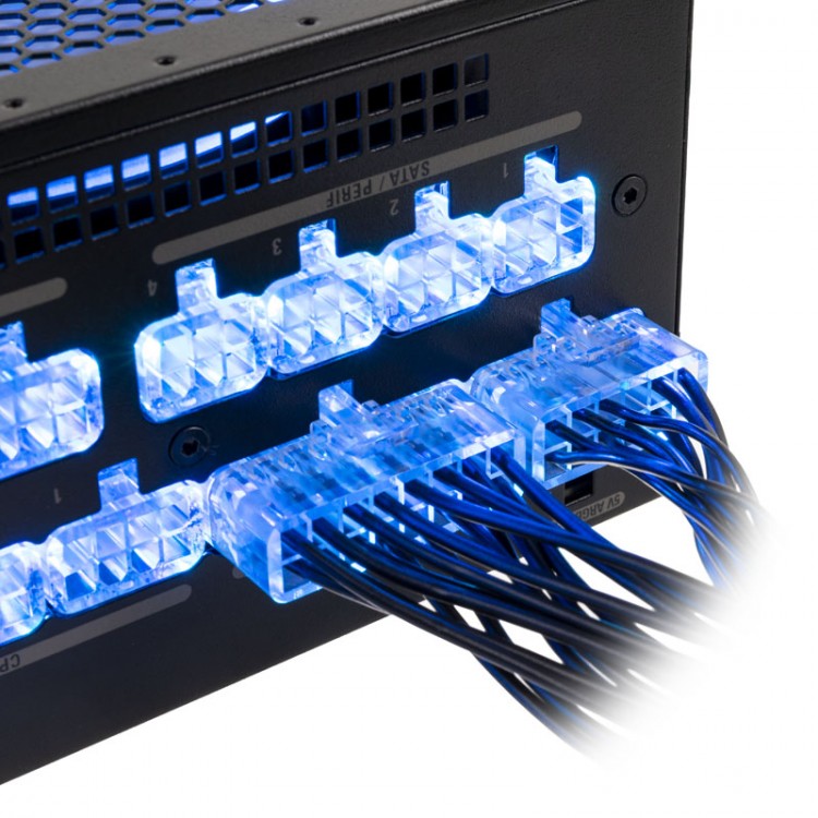Nguồn máy tính Super Flower Leadex III Gold ARGB 850W PCIe 5.0 White 