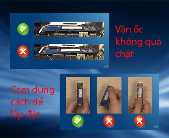 Những lưu ý khi lắp đặt Intel® Optane™