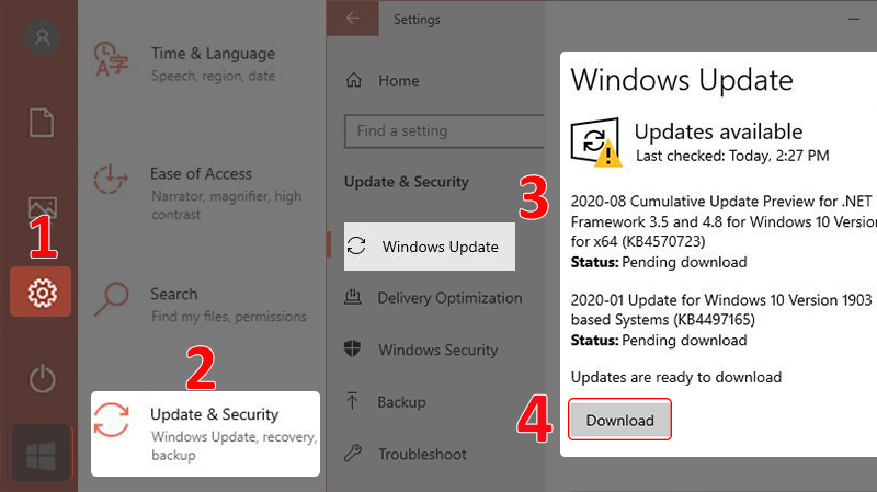 Nâng cấp phiên bản Windows 10 