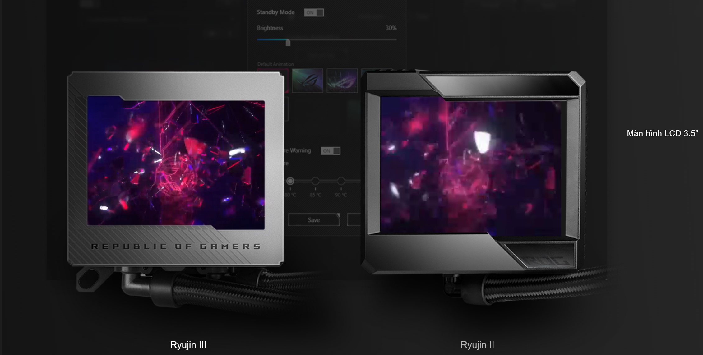 Bộ tản nhiệt nước AIO ASUS ROG RYUJIN III 240 ARGB