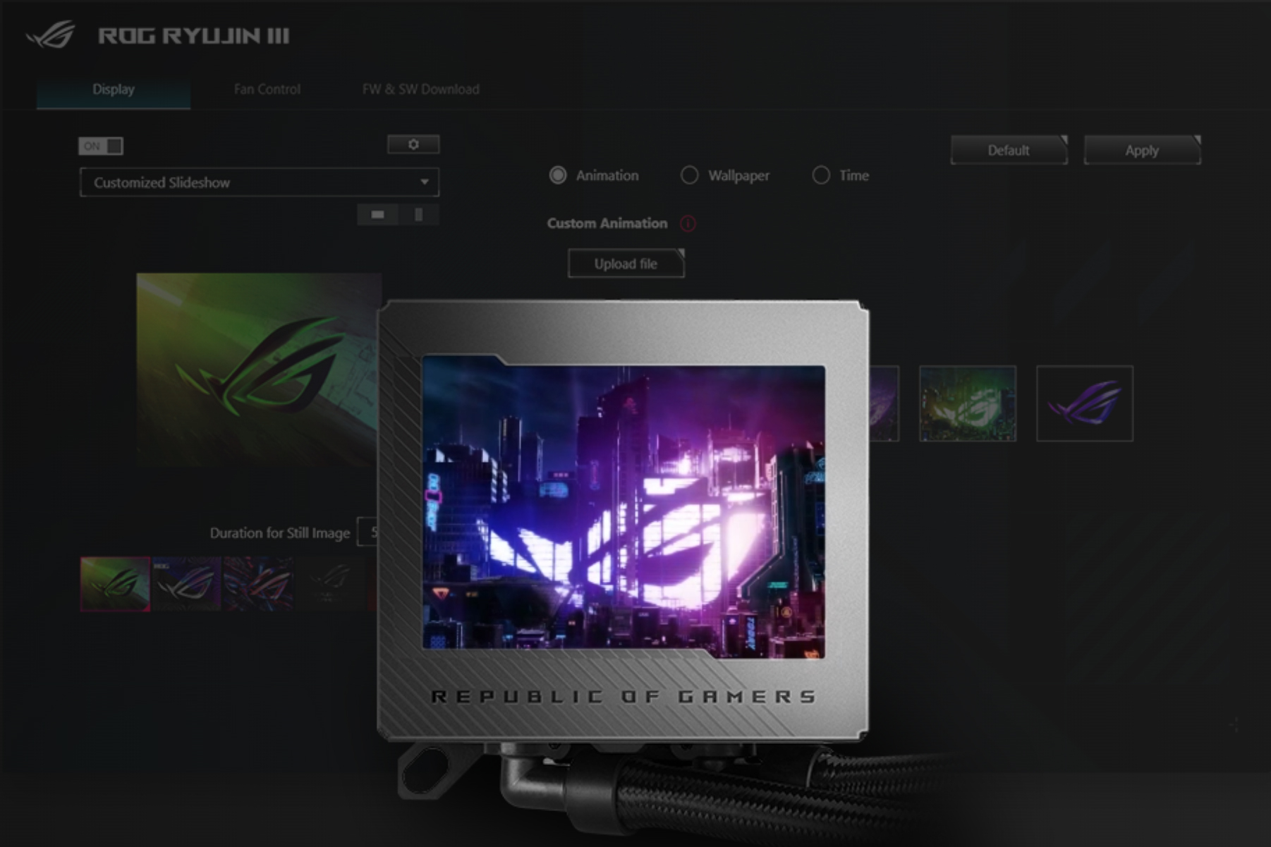 Bộ tản nhiệt nước AIO ASUS ROG RYUJIN III 240 ARGB