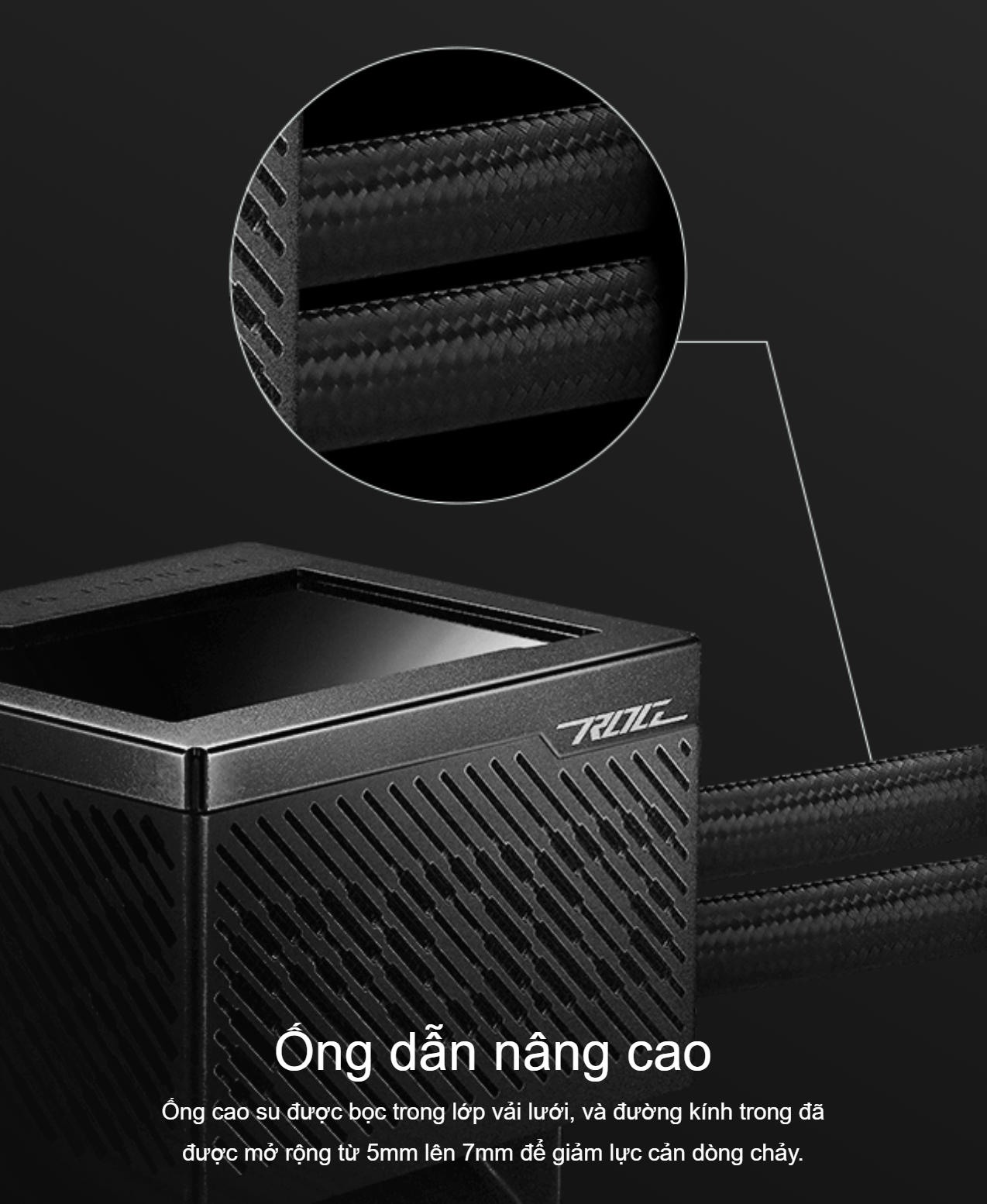 Bộ tản nhiệt nước AIO ASUS ROG RYUJIN III 240 ARGB