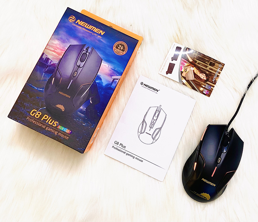 Newmen G8 Plus được thiết kế theo form chuột đối xứng kinh điển