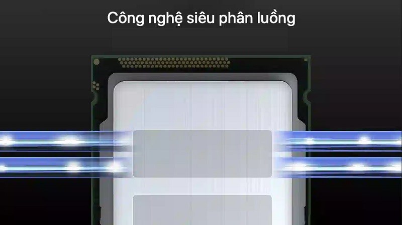 Công nghệ siêu phân luồng giúp hoàn thành công việc nhanh chóng