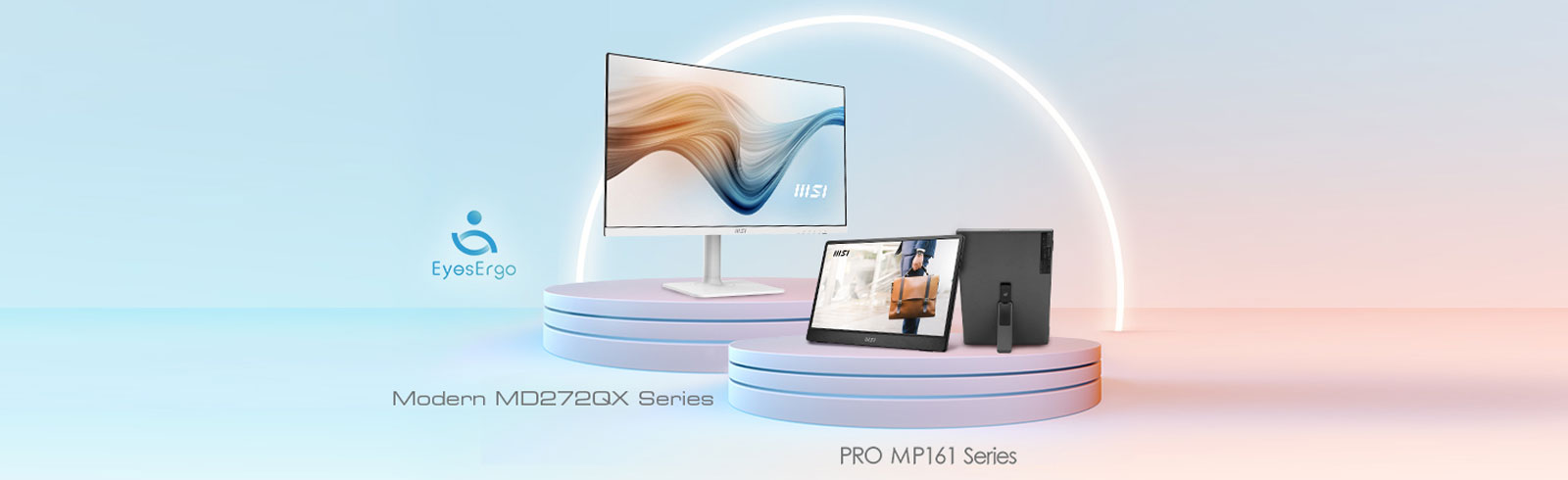 Bộ đôi MSI Modern MD272QXPW và MSI Pro MP161