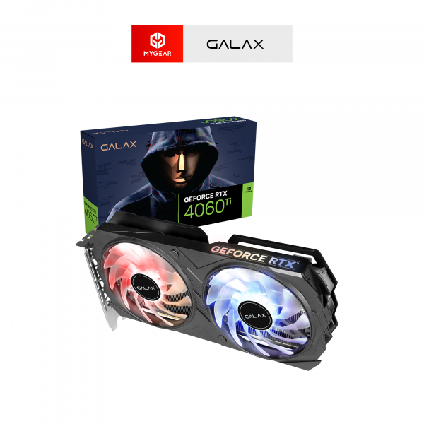 GALAX RTX 4060 Ti EX 8G BLACK sở hữu thiết kế đậm chất hầm hố